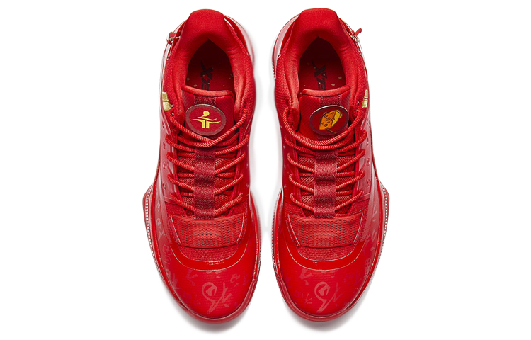 XTEP Levitation 4 Jeremy Lin Tactical Boots Non slip Lightweight Low top Performance Basketball Shoes Men’s China Red