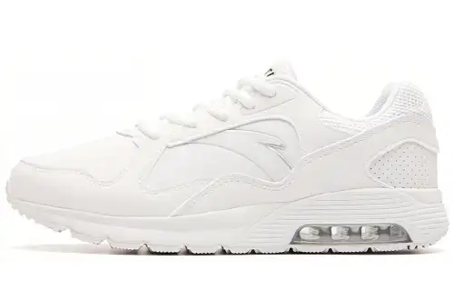 Anta Variety Training Collection Mesh, Textile Low top Training Shoes Women's Ivory White
