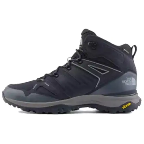 THE NORTH FACE Hedgehog Soft And Comfortable Slip Resistant Abrasion Resistant Mid top Hiking Shoes Men's Black