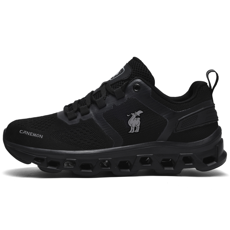 LINGHANGLUOTUO Slip Resistant And Breathable Coverage Low top Training Shoes Men’s Black