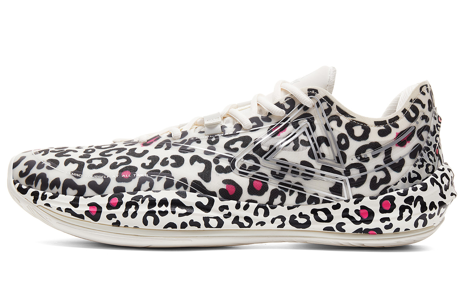 PEAK Light And Agile 3.0 Basketball Shoes Men’s Low Top White/Black/Rose Red