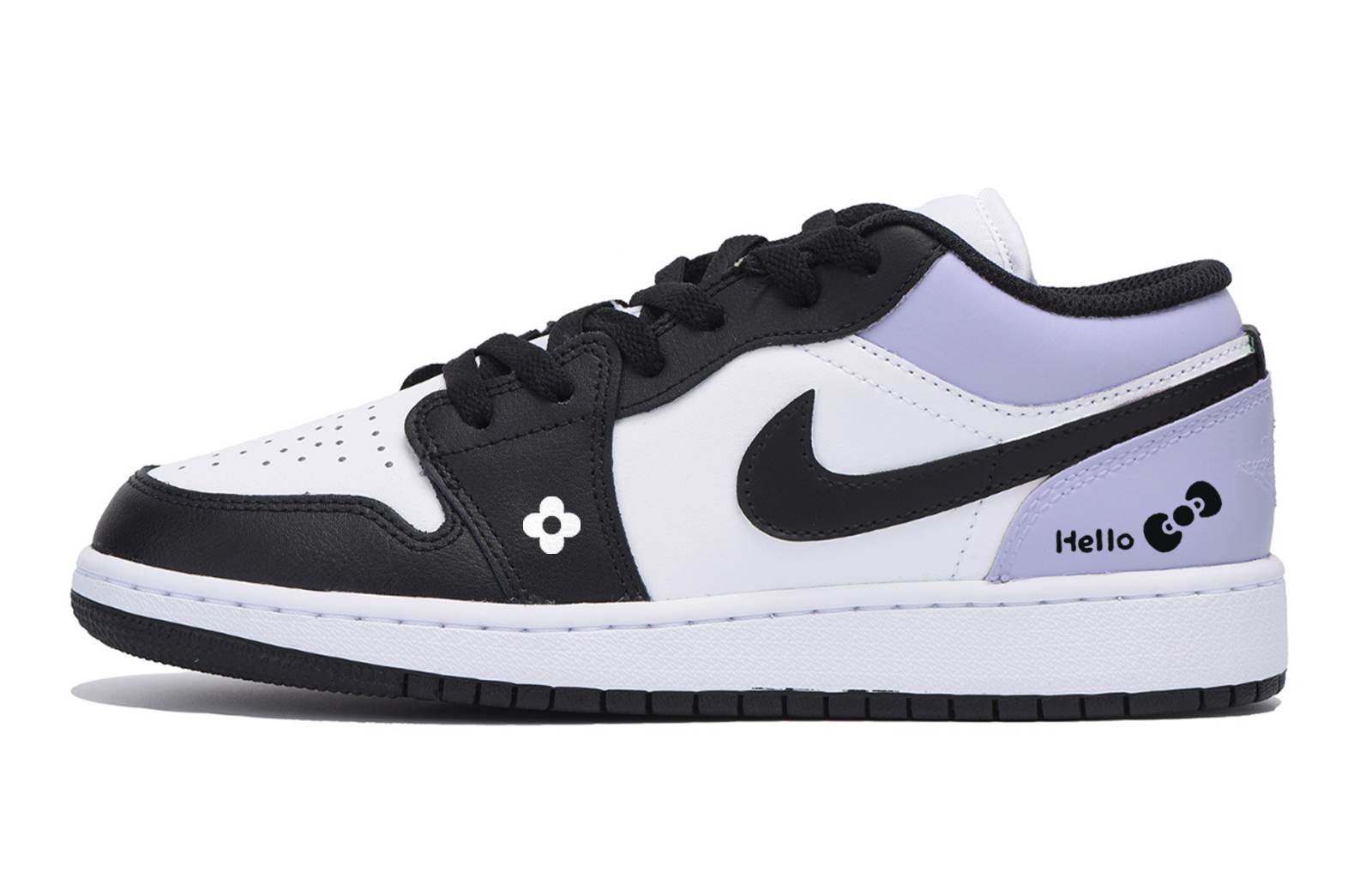 Jordan Air Jordan 1 Sweet, Cool, And Vintage, Special Shoe Box Low top Vintage Basketball Shoes Men’s White Purple