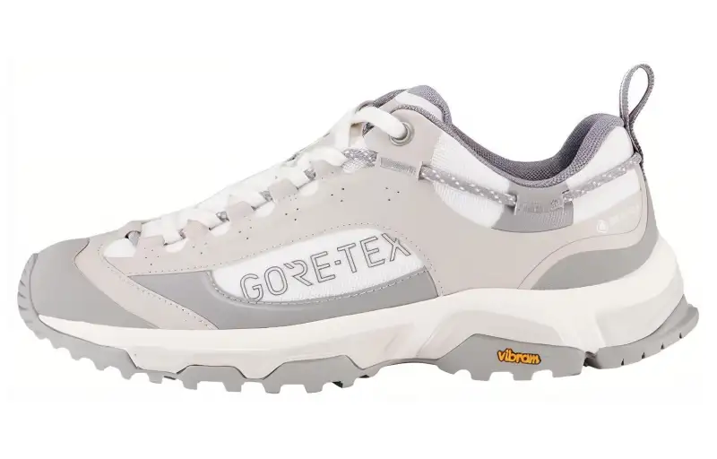 KOLON SPORT CAMPING Cushioning Abrasion Resistant Cushioning, Wear Resistant Low top Hiking Shoes Men's White Gray