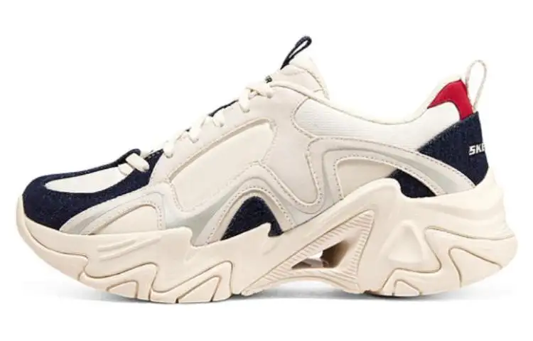 Skechers D'LITES 2.0 Mecha Shoes 3 Synthetic Leather Lace Up