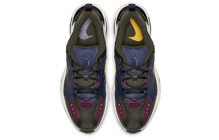 Мужские кроссовки Nike M2K Tekno (серо-сине-фиолетовые) — Серый / синий / фиолетовый — фото 4