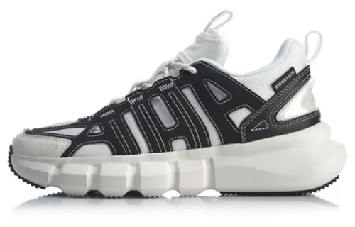 Li Ning Essence Infinite Lightweight Anti Slip Low top Vintage Basketball Shoes Men's Black White