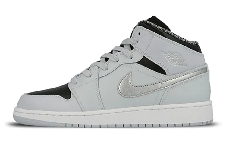 Jordan 1 Retro Mid GS Pure Platinum