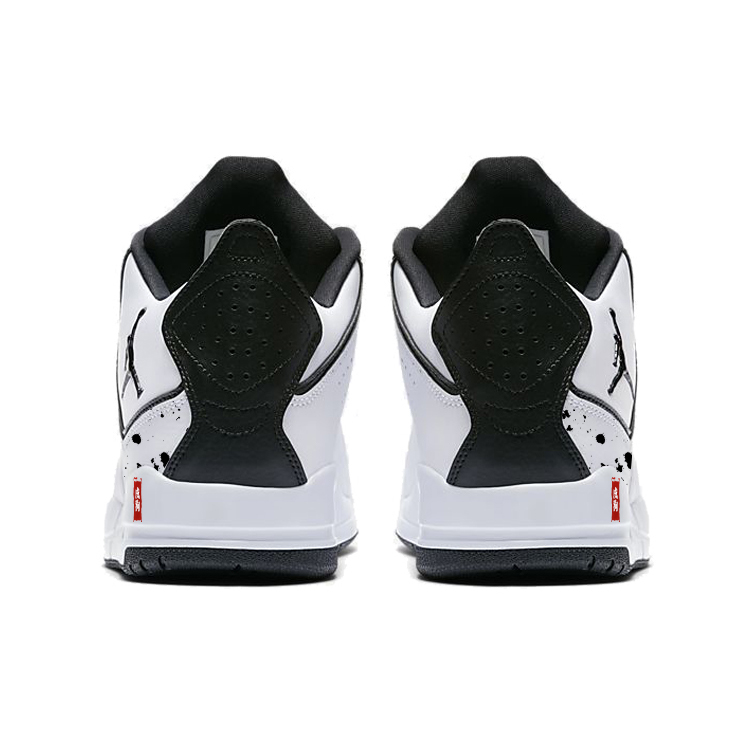Jordan Courtside 23 Dog Slip Resistant Mid top Vintage Basketball Shoes Men’s Black White