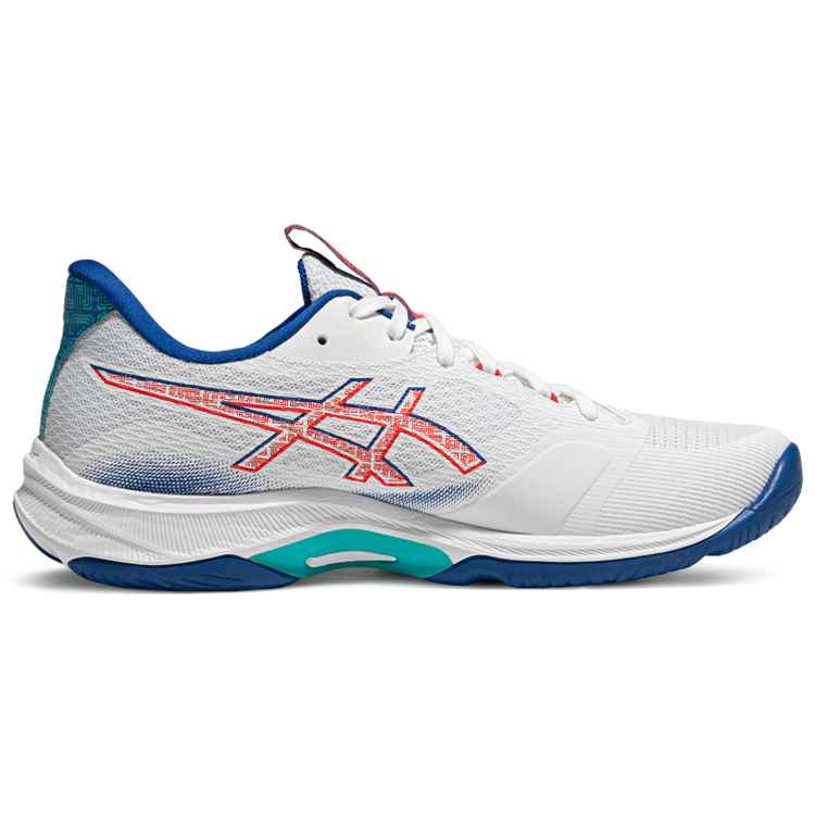 ASICS NETBURNER BALLISTIC FF 4 Low top Training Shoes Unisex White Blue
