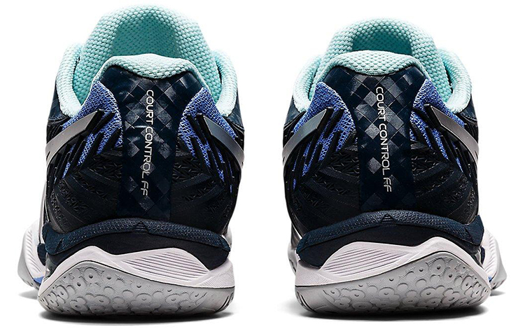 ASICS Court Control Ff 2 'Black Silver Blue' Women's