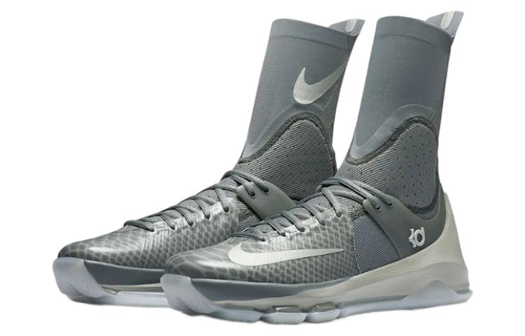 Мужские кроссовки Nike KD 8 ELITE "Wolf Grey" (серые) — фото 3