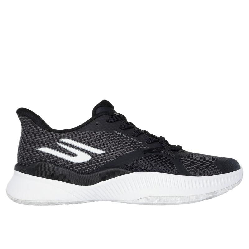 Skechers State Champ Synthetic Leather Low top Tennis Shoes Women’s Black White