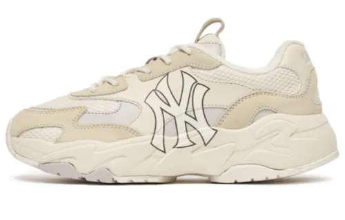 MLB Big Ball Chunky Lite SD Leather Cushioning Slip Resistant Abrasion Resistant Breathable Height Increasing Low top
