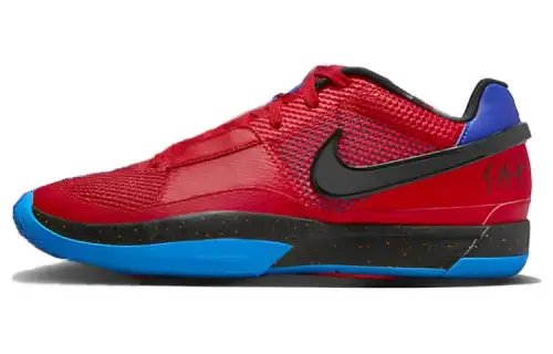 Nike Ja 1 EP Morant 1st generation fashionable and versatile low-top basketball shoes men's red and blue domestic version