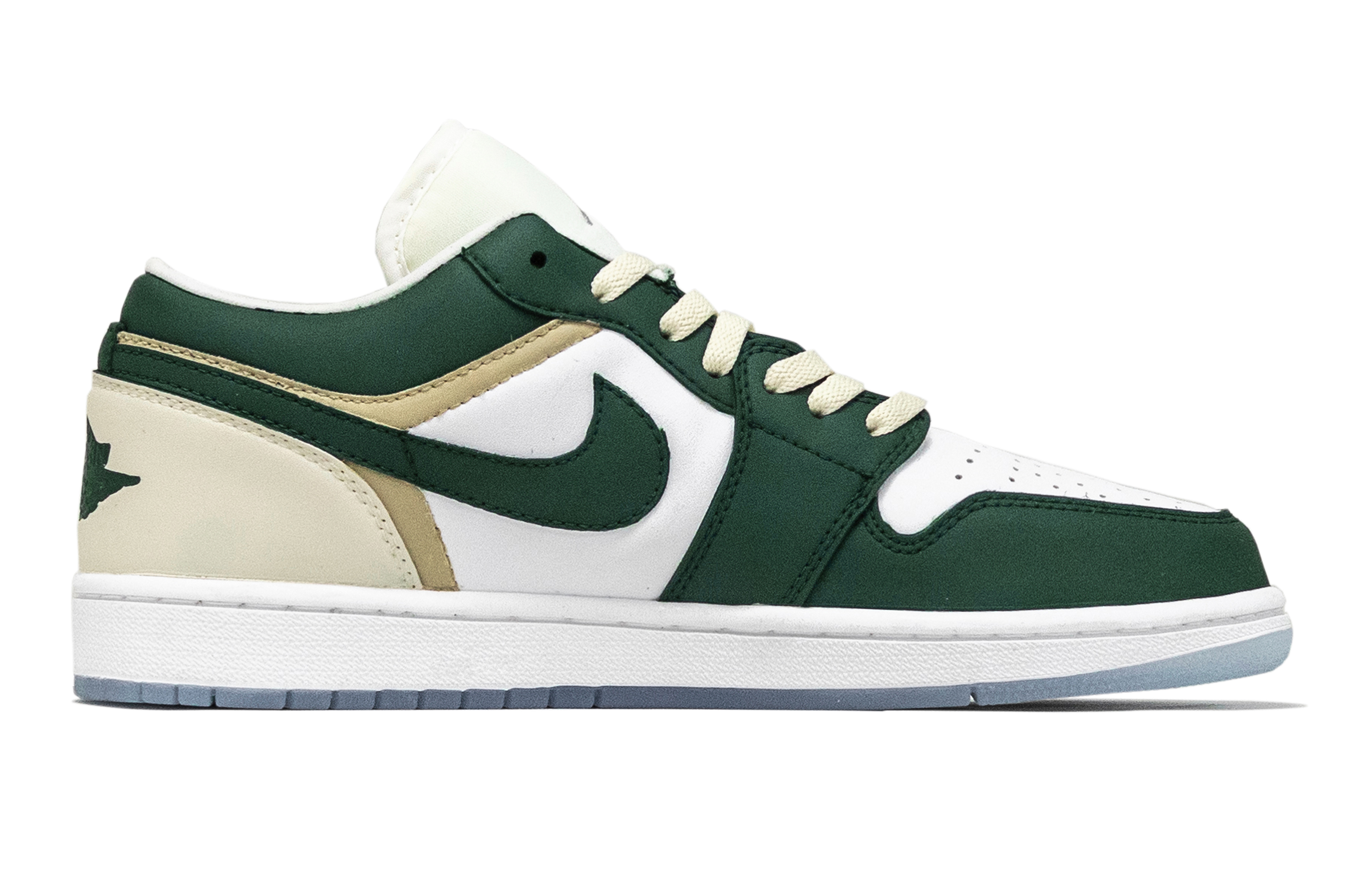 Jordan Air Jordan 1 Vintage Basketball Shoes Women’s Low Top White/Brown