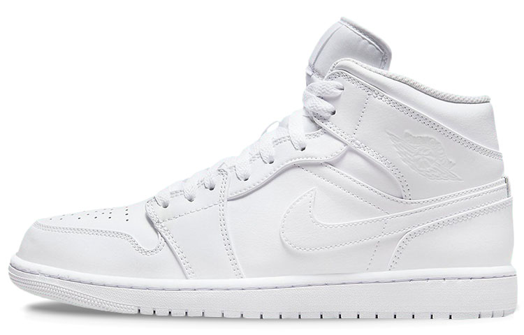 Air Jordan 1 Mid 'Triple White' 2022