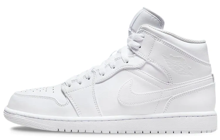 Air Jordan 1 Mid 'Triple White' 2022