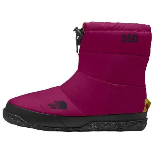 THE NORTH FACE Nuptse Abrasion Resistant Cushioning Crew Snow Boots Women's Rose Red