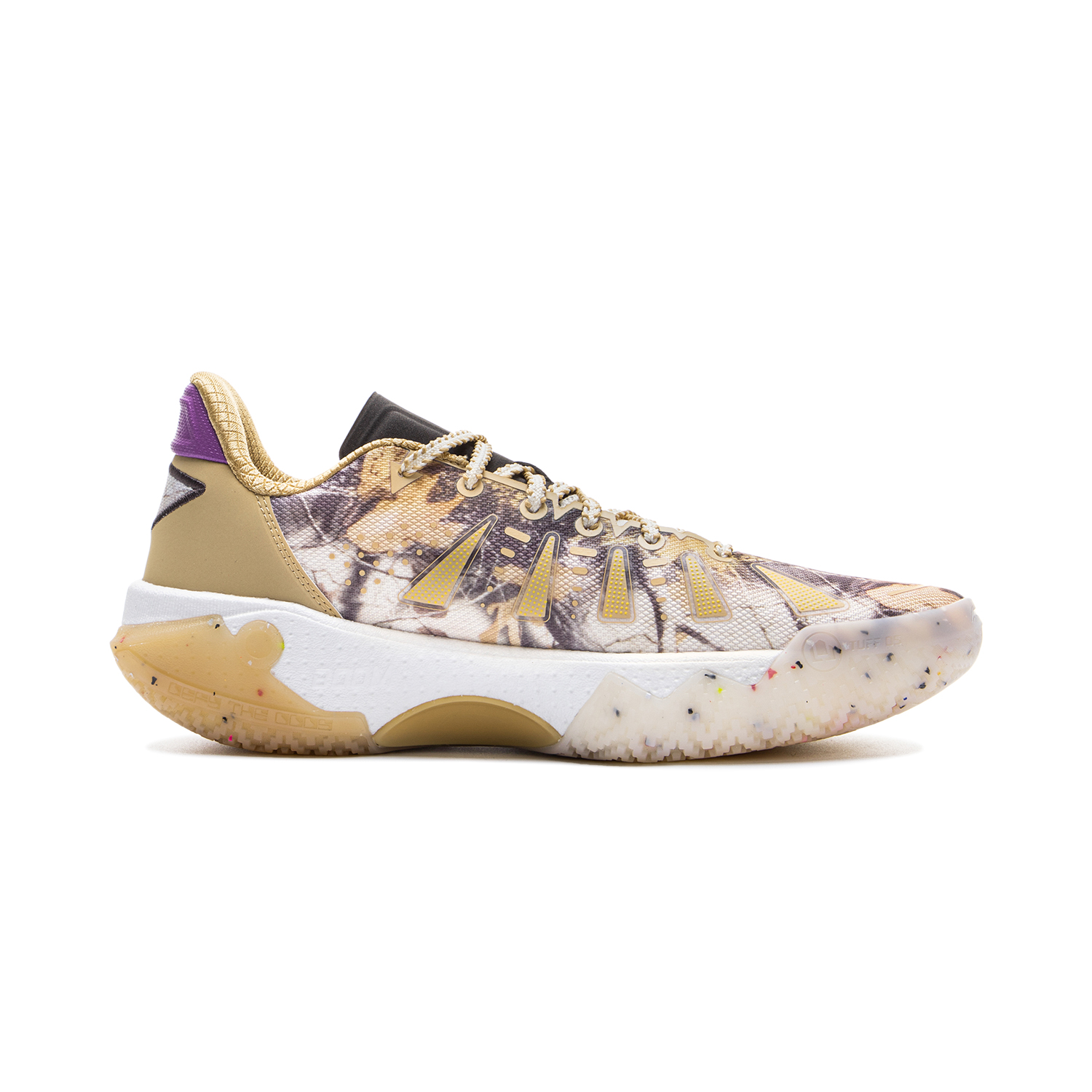 Li Ning Jie Ao 2 Basketball Shoes Men’s Low Top White Brown