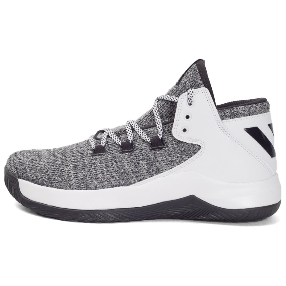 Adidas D Rose Menace 2 Cushioning, Wear Resistant High top Basketball Shoes Men's Gray