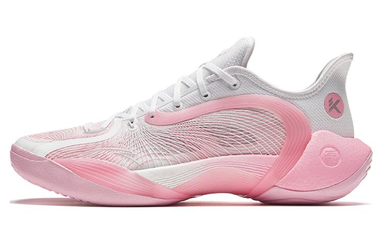 Anta 3 Point Rain 2 Cushioning Slip Resistant Low top Basketball Shoes Men's Pink Lake