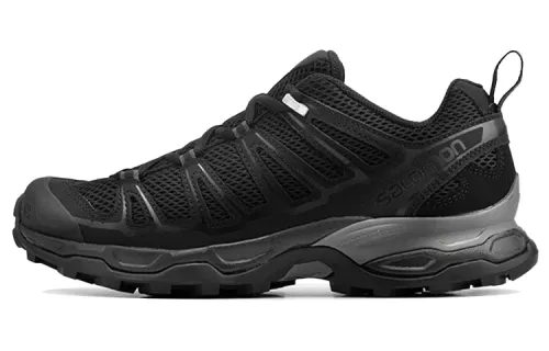 SALOMON X Ultra ADV Slip Resistant, Abrasion Resistant, Breathable Low top Hiking Shoes Unisex Black