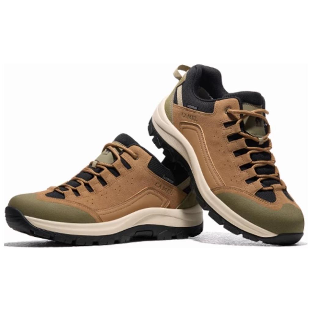 CAMEL Slip Resistant Abrasion Resistant Low top Hiking Shoes Men’s