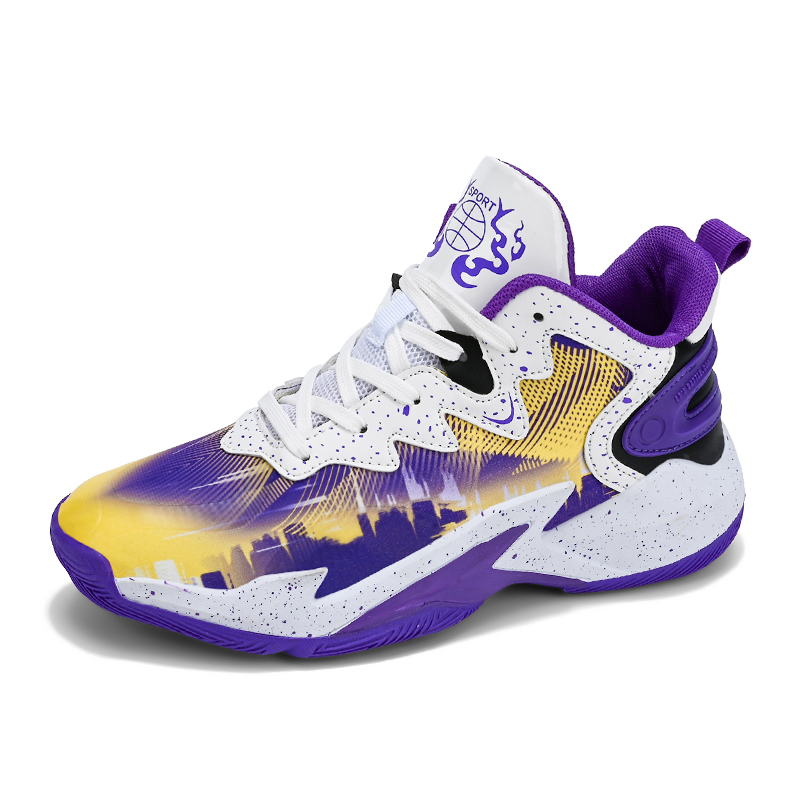 GQWE Comfortable Slip Resistant, Abrasion Resistant, Lightweight High top Basketball Shoes Unisex Camouflage