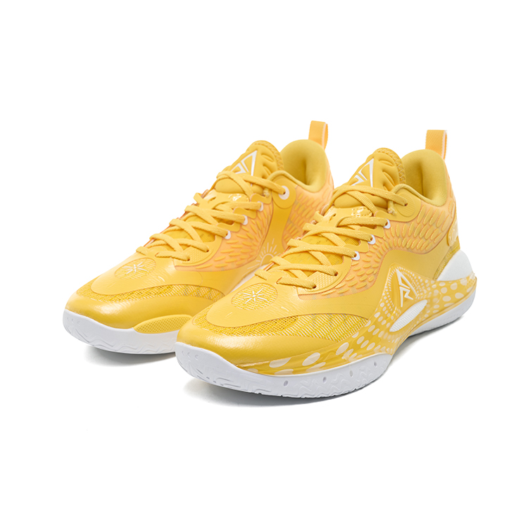 RIGORER Reaves 2 AR2 Sunrise Cushioning, Wear Resistant Low top Xiu Dan Technology Basketball Shoes Men’s Lemon