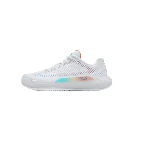 FILA Comfortable Abrasion Resistant Low top Tennis Shoes Women's Standard White