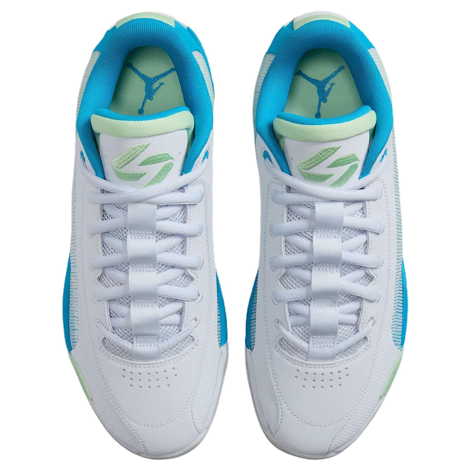 Jordan Luka .77 Abrasion Resistant Abrasion Resistant Low top Basketball Shoes Unisex Gray Blue