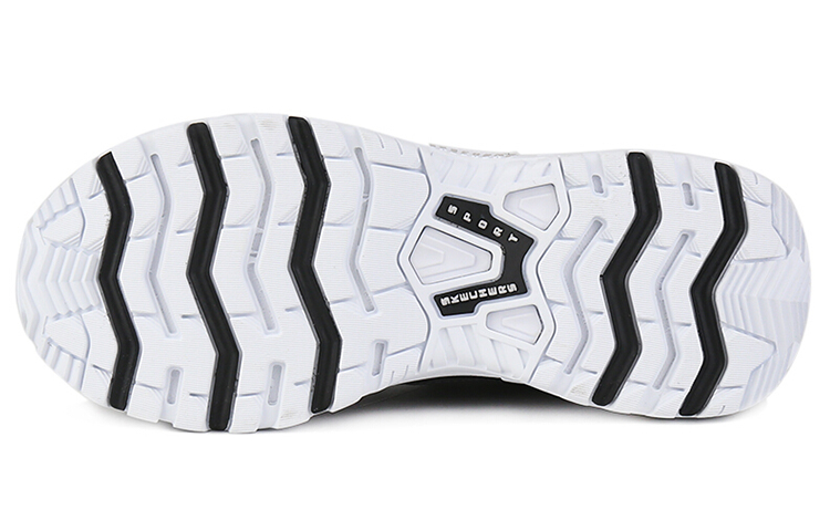 Женские кроссовки Skechers D'LITES (бело-серые) — фото 6