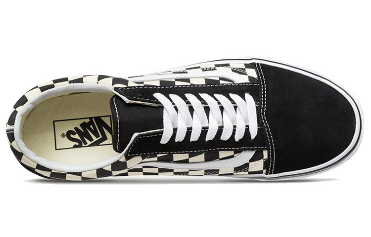 Кеды Vans Old Skool Gum Block (черно-белые) — фото 4