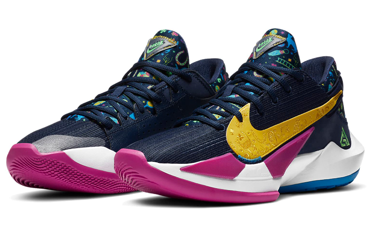 Мужские кроссовки Nike Freak 2 "Make Your Own Luck" (полуночный синий) — фото 3