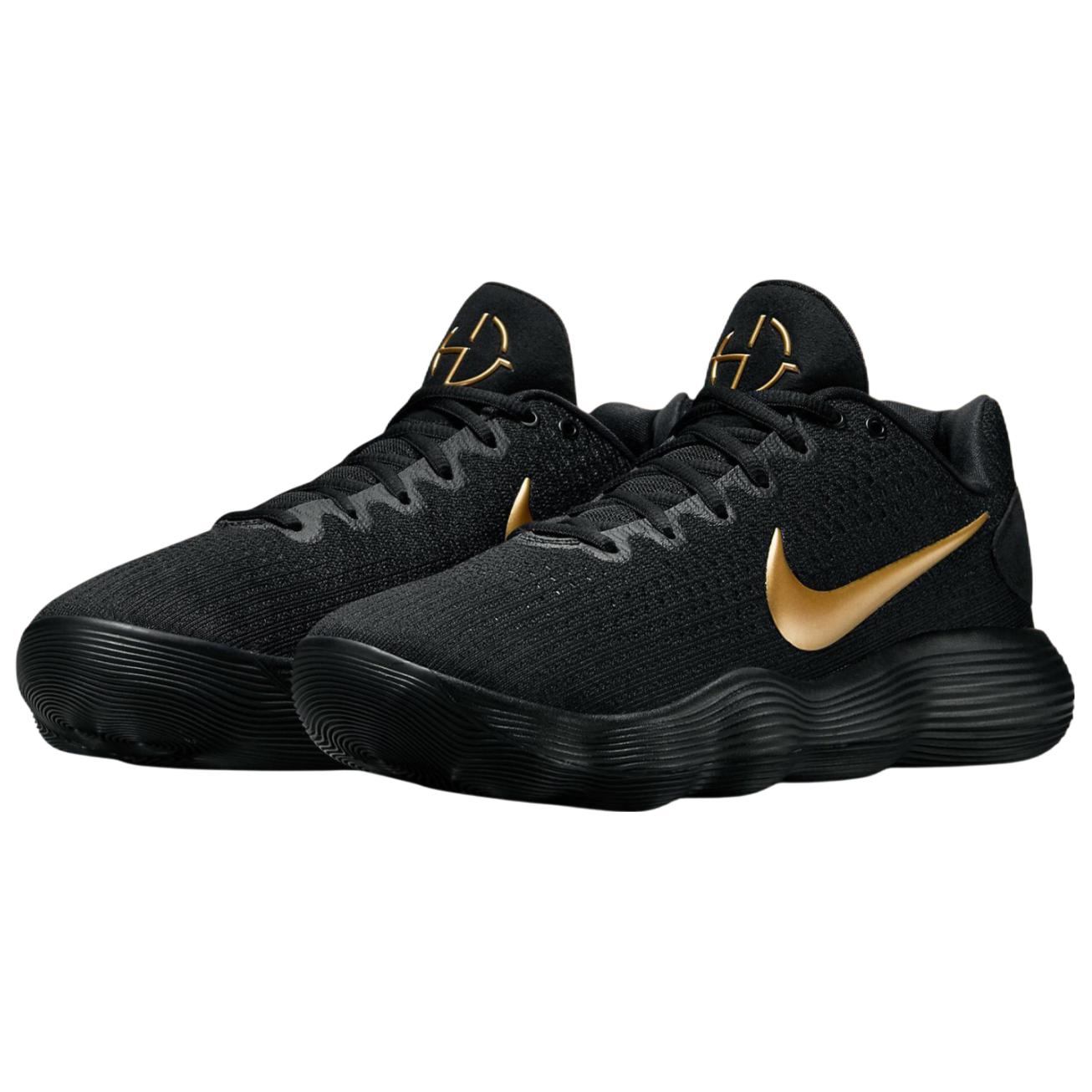 Nike Hyperdunk 2017 Slip Resistant Abrasion Resistant Low top Basketball Shoes Unisex Black