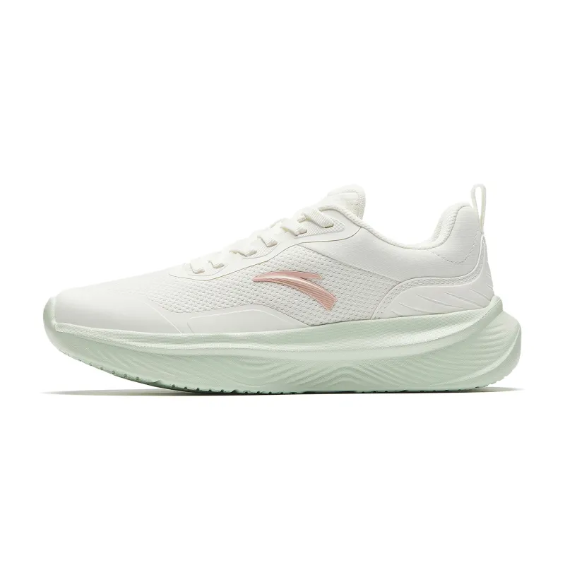 Anta Heavenly Fabric Low top Women's Training Athletic Shoes Women's Ivory White