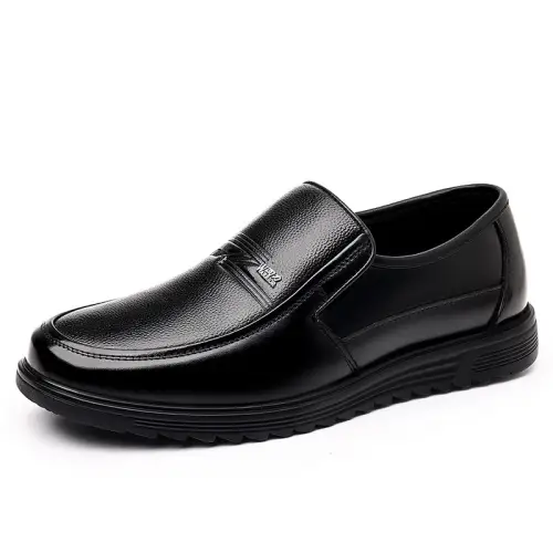 Warrior, business casual, workplace commuting, first-layer cowhide, non-slip, breathable, formal leather shoes, men's style