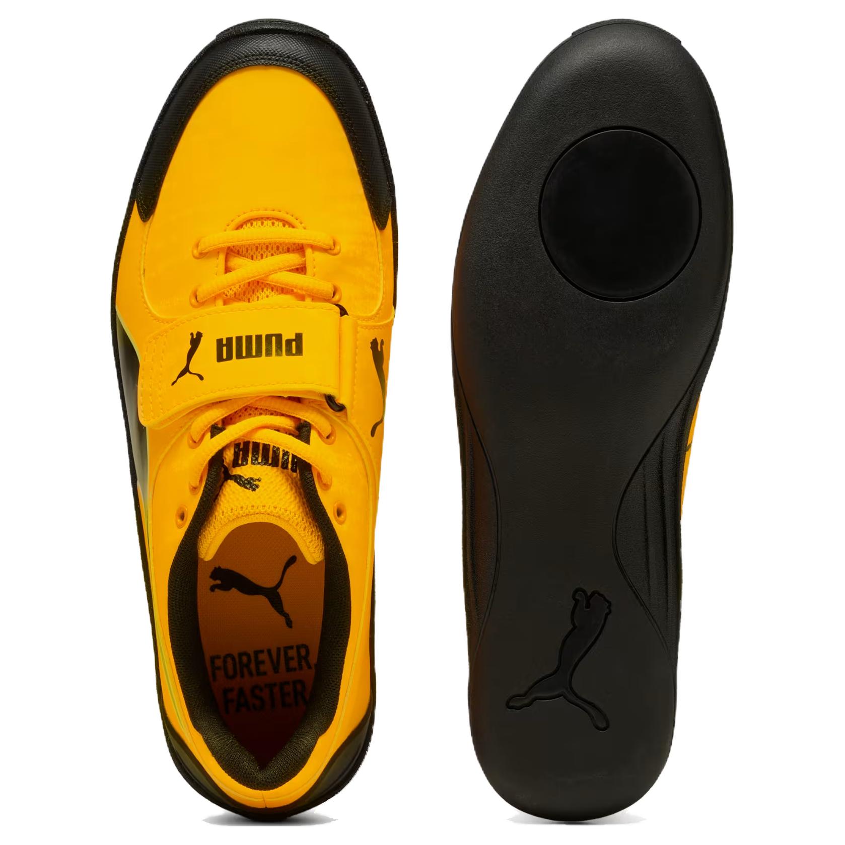 PUMA EvoSPEED Throw Abrasion Resistant Low top Training Shoes Unisex Orange Yellow