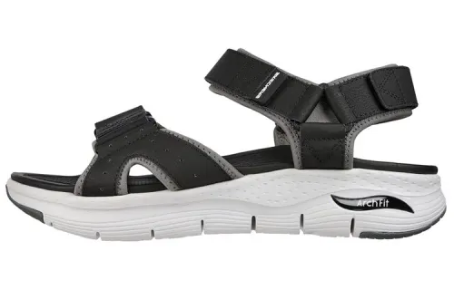 Skechers Arch Fit Leather Comfortable Beach Slippers Men's