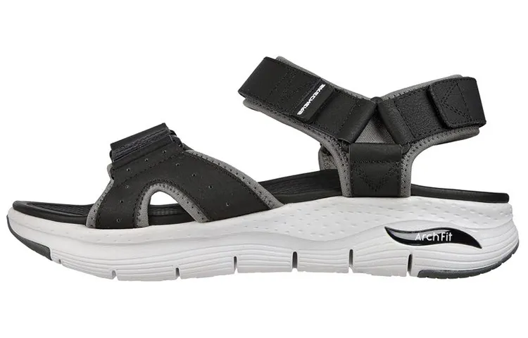 Skechers Arch Fit Leather Comfortable Beach Slippers Men's