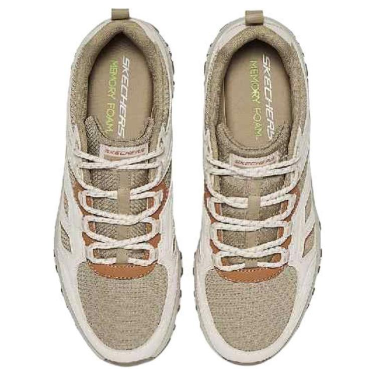 Skechers Hillcrest Soft And Comfortable Abrasion Resistant Balance Low top Hiking Shoes Men’s Taupe