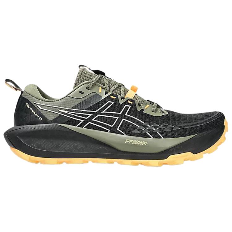 ASICS GEL TRABUCO 13 Trail Running Shoes Men’s Black Green