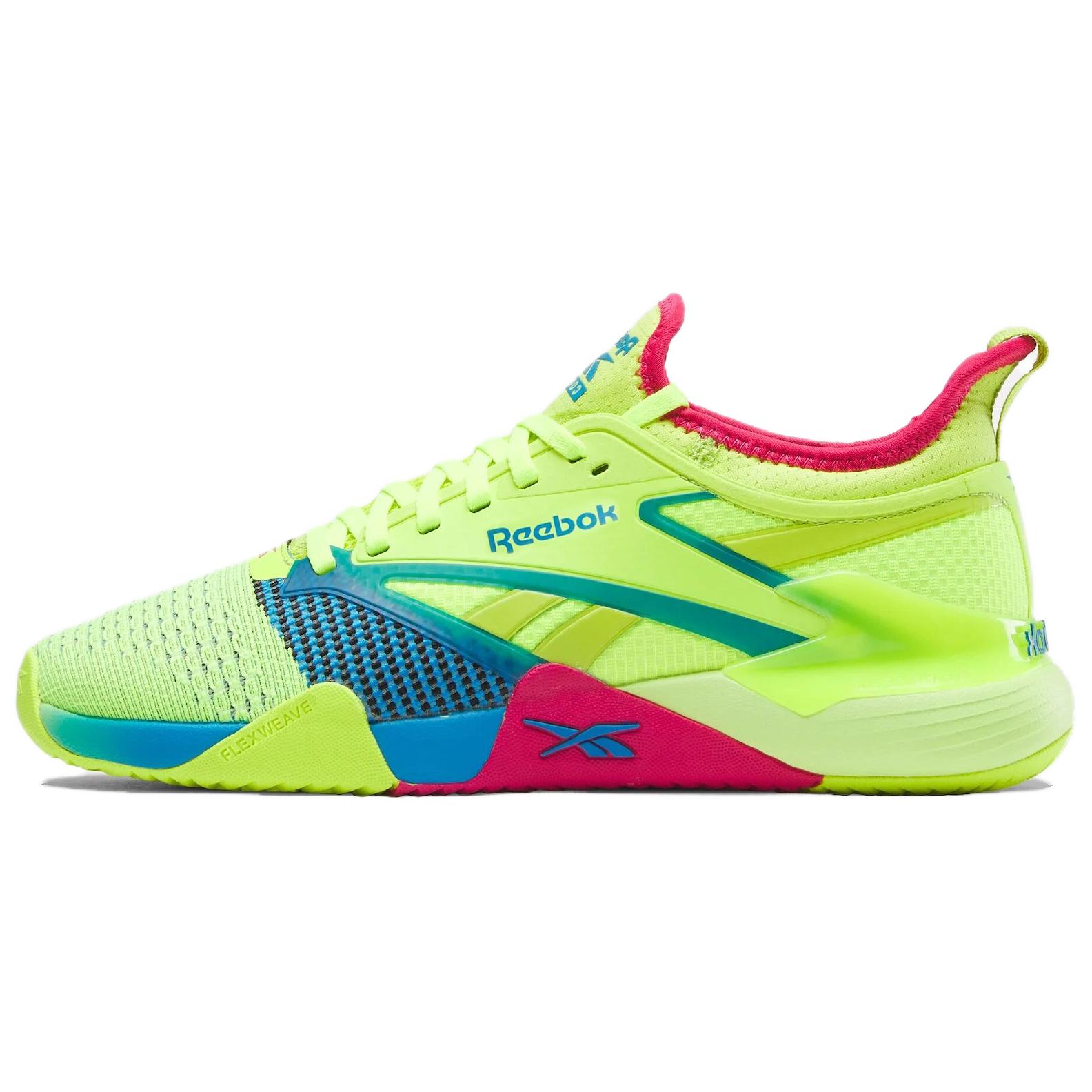 Reebok Nano Court Low top Training Shoes Unisex Yellow Blue Red