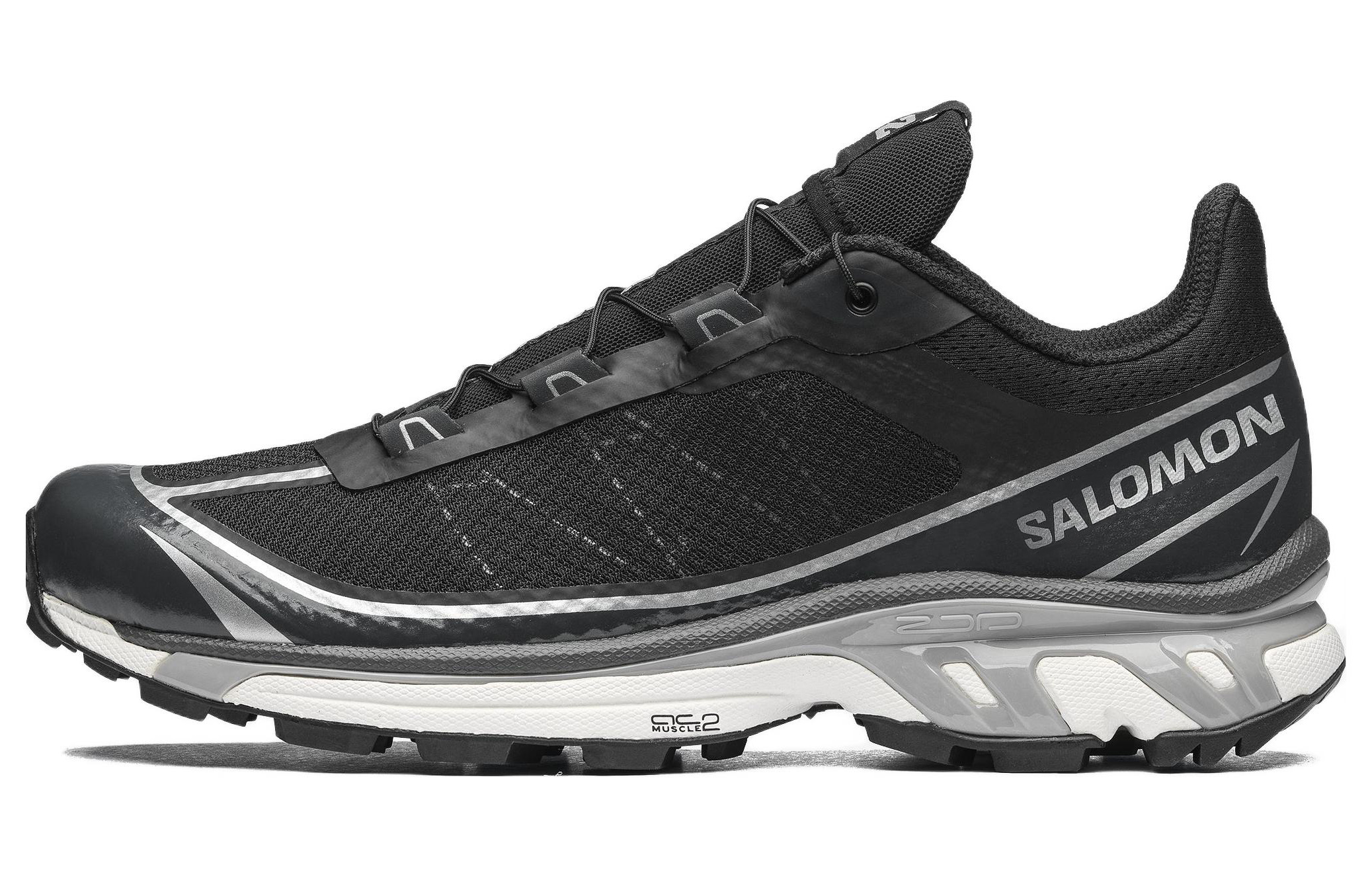 Кроссовки Salomon XT-6 FT FT (черно-бело-серые)