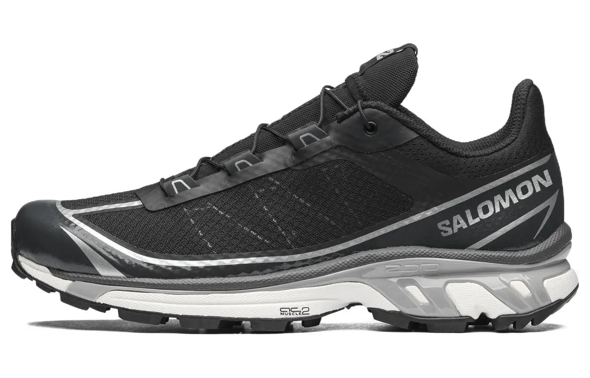 SALOMON XT 6 FT Slip Resistant Coverage Low top Outdoor Shoes Unisex Black White Gray