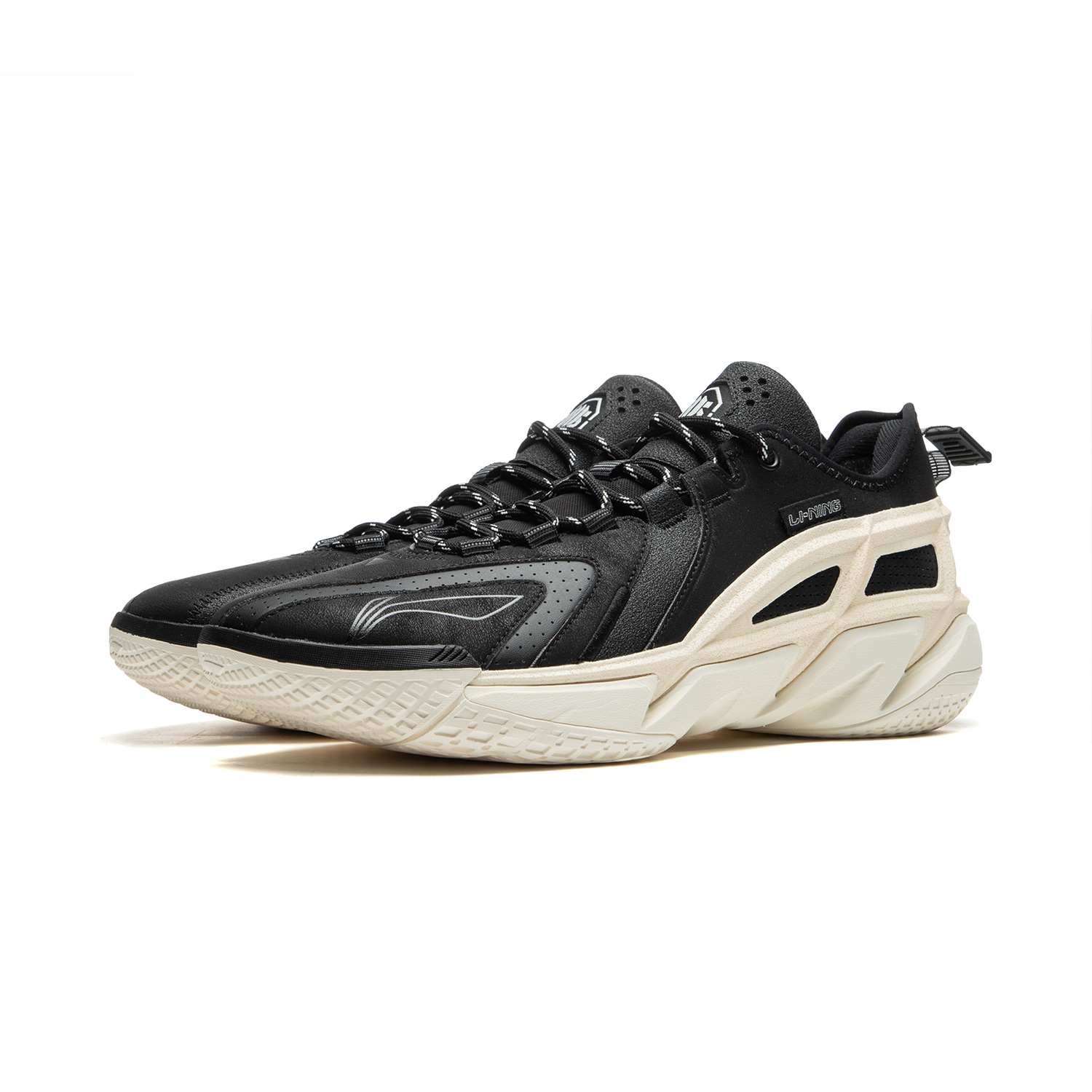 Li Ning BadFive 4.5 Abrasion Resistant Low top Basketball Shoes Men’s Black White