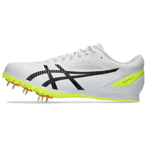 Asics Heatflat FR White Training Scenario Track And Field Shoes Men's Low Top Upper Height