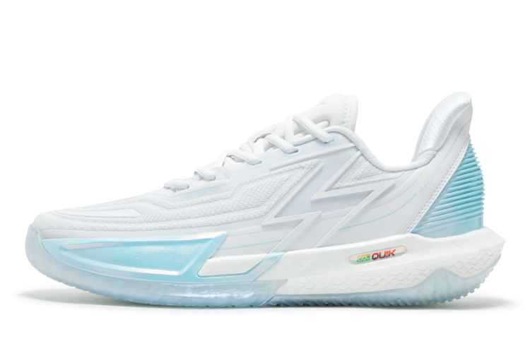 361° BIG3 4.0 Quick Pro Basketball Shoes Men’s Low Top 361 Degrees White/Glacier Blue