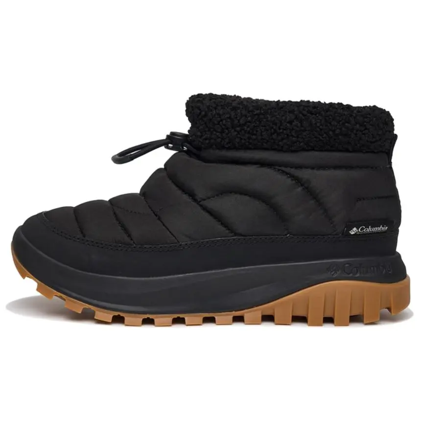 Columbia Outdoor Life SNOWTROT SHORTY Outdoor Thermal Abrasion Resistant Short Snow Boots Women's Black