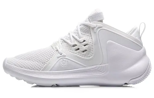 Li Ning APOSTLE Light Mid top Basketball Shoes Unisex White Lightweight Version